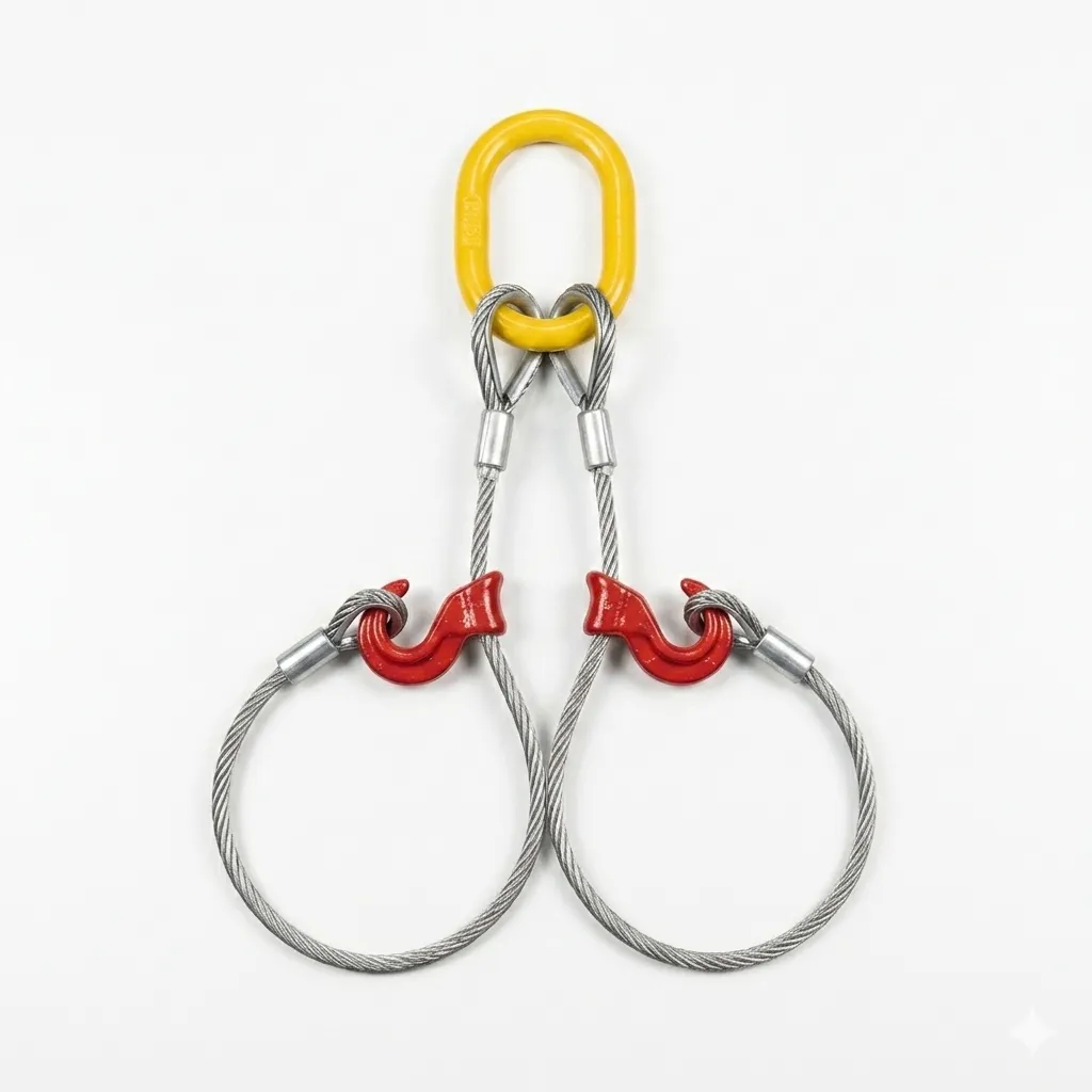 Laço de Cabo de Aço AC4 Polido com Alma de Fibra